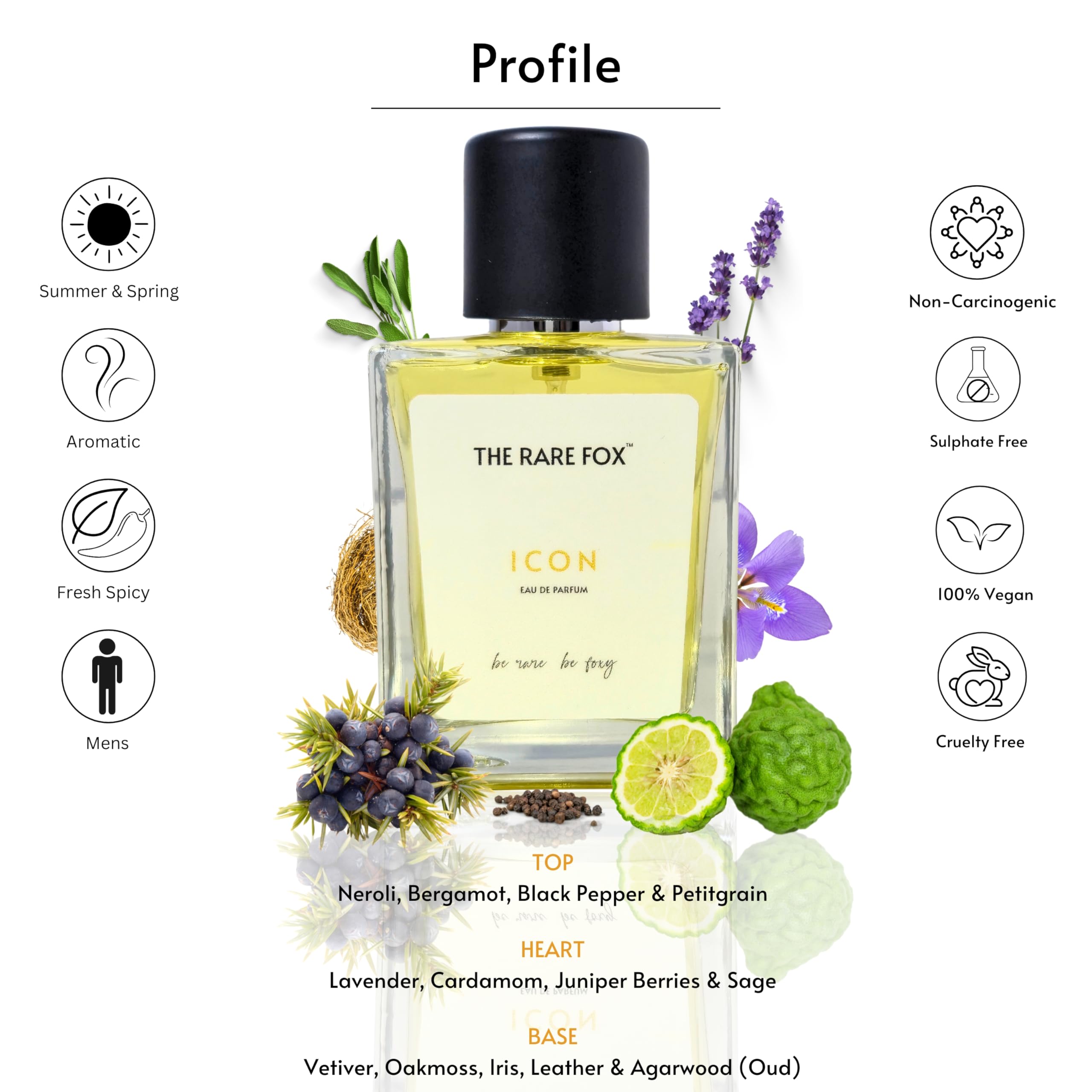Buy The Rare Fox Icon Eau de Parfum | Bold & Sophisticated Perfume